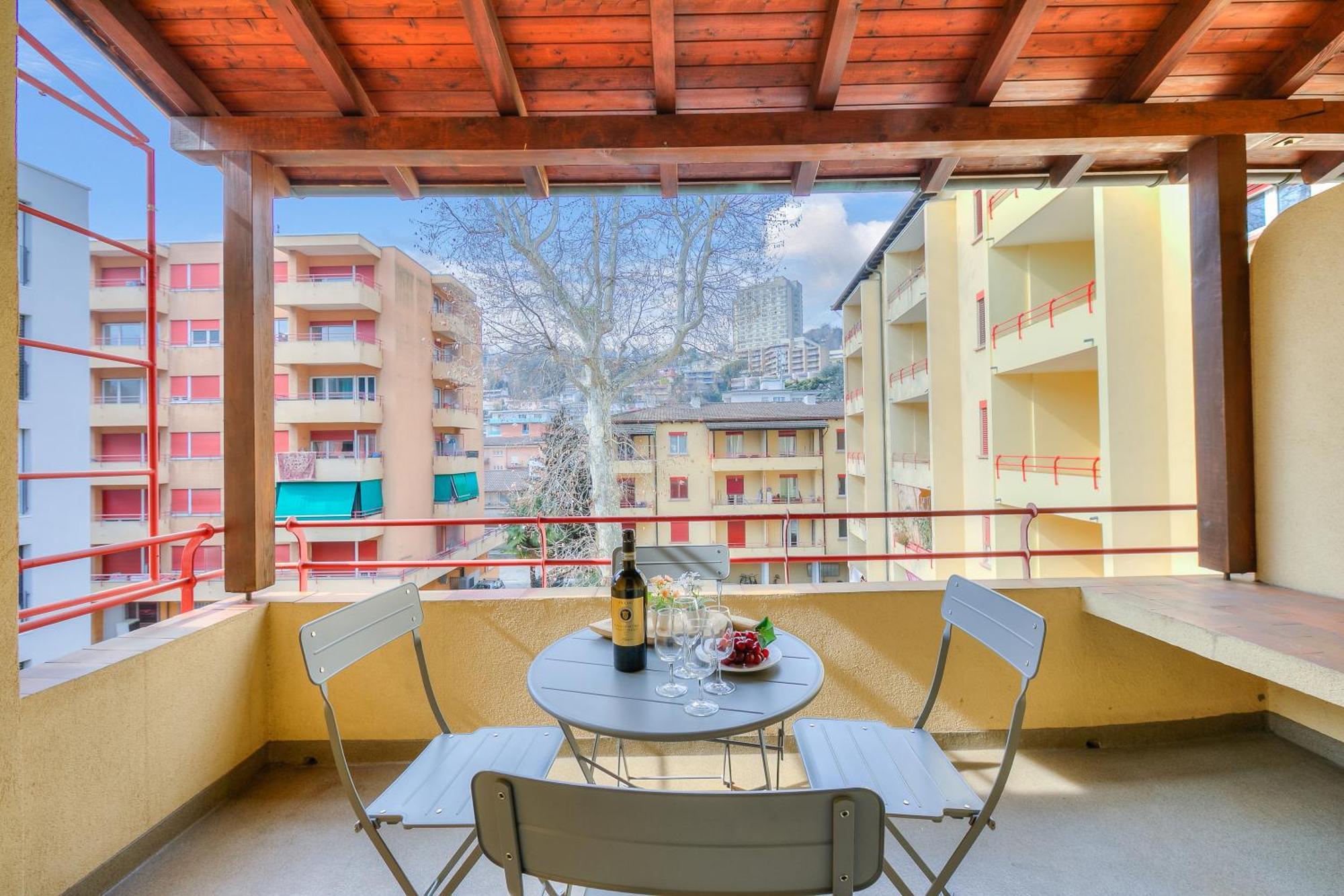 Casa Rosa - Happy Rentals Lugano Bagian luar foto